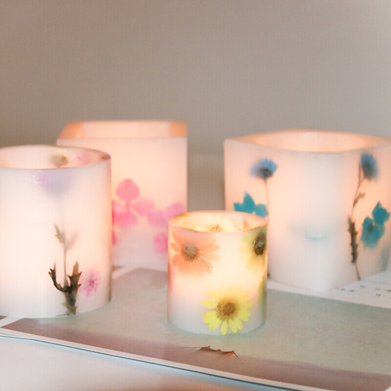 Candle Making Course - Winddichte Wachsbecher, Acrylform, hohler Teelichthalter, duftende