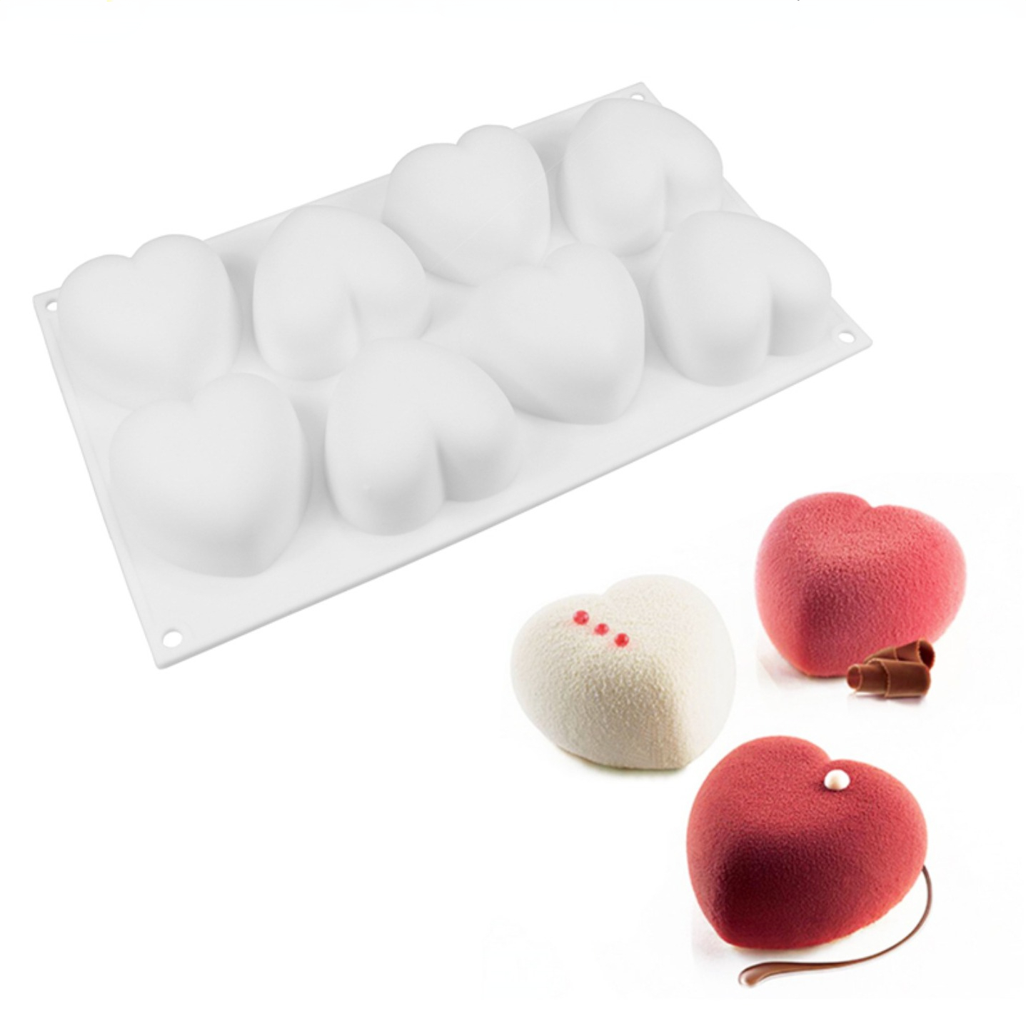 Candle Making Equipment - Liebe Herz Silikon Seife Form Handgemachte
