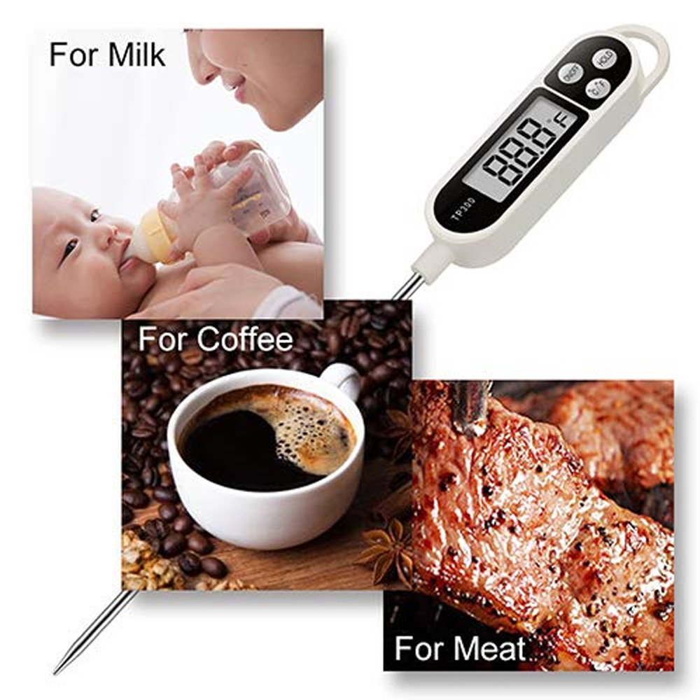 Thermometer Candy Candle - Neues Design Digitales Lebensmittelthermometer mit langer