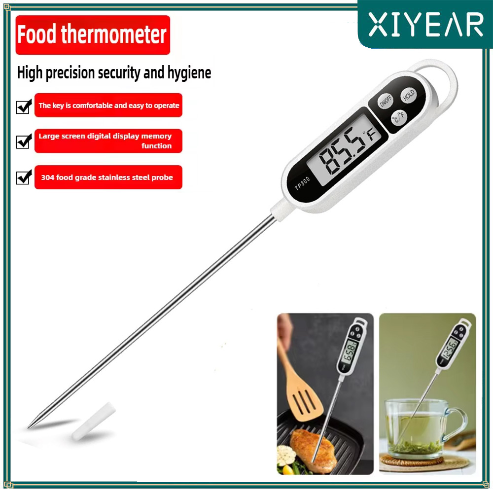 Thermometer Candy Candle - Neues Design Digitales Lebensmittelthermometer mit Langem