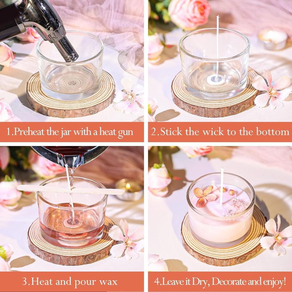 Klarglas Kerzen gläser transpa – Candle Making Jars Bewertung und Preis