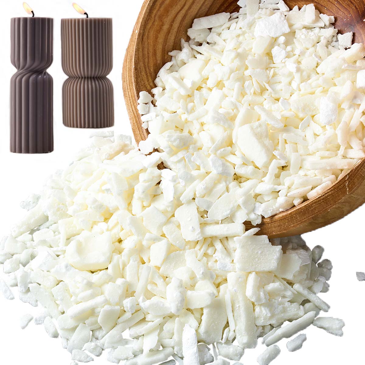 1 Pfund reinweißes Sojawachs f – Candle Making Equipment Bewertung und Preis