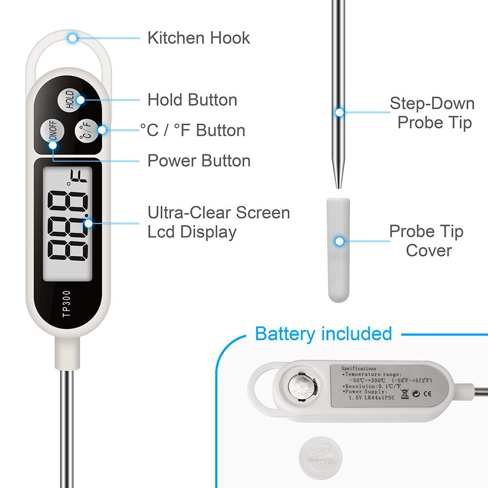 Neues Design Digitales Lebensm – Thermometer Candy Candle Bewertung und Preis