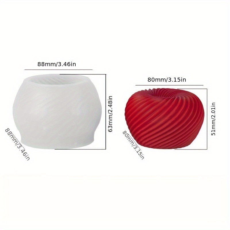 Eine trendige rote Apfel-Silik – Candle Making Equipment Bewertung und Preis