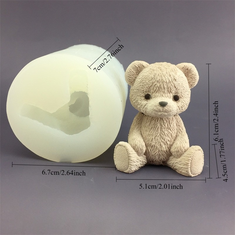 Niedliche Bären-Honigglas-Sili – Candle Making Jars Bewertung und Preis