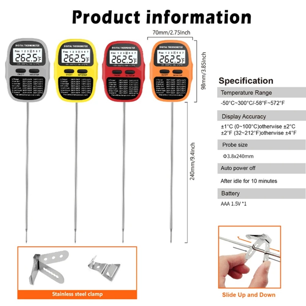 Digitales Küchenthermometer, T – Thermometer Candy Candle Bewertung und Preis